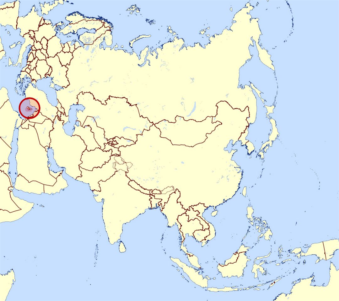 Карта расположения Акротири и Декелия