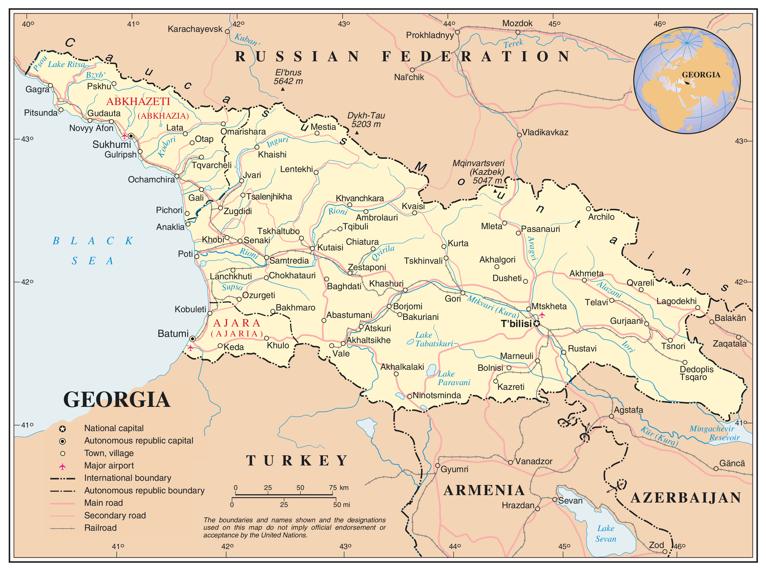 Расположение грузии на карте. Границы Грузии на карте. Физическая карта Грузии. Политическая карта Грузии. Географическая карта Грузии.