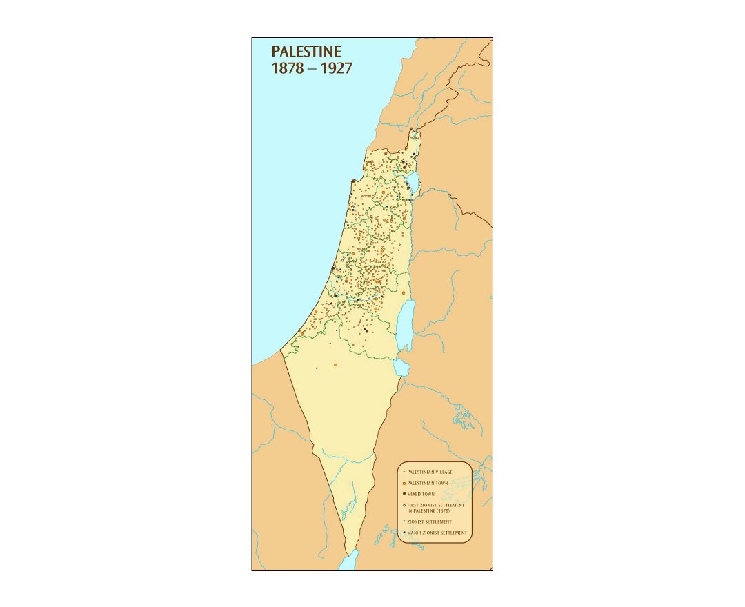 Покажи карту палестины. Палестина политическая карта. Карта Палестины до 1947 года.