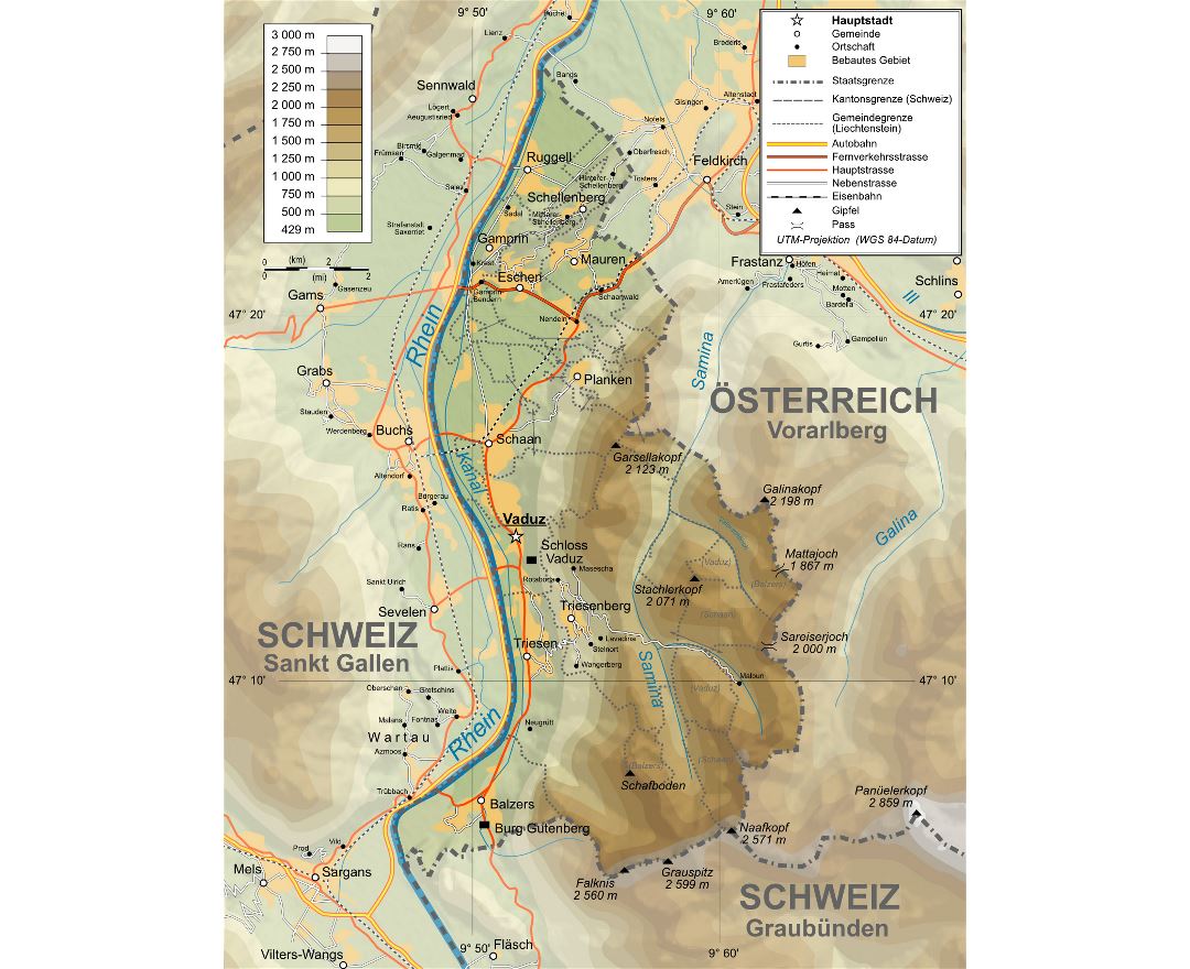 Карты Лихтенштейна