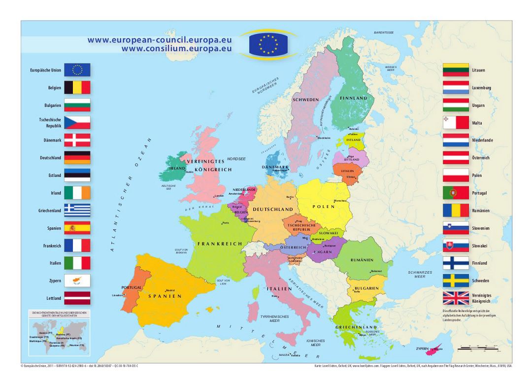 Карта Европейского союза
