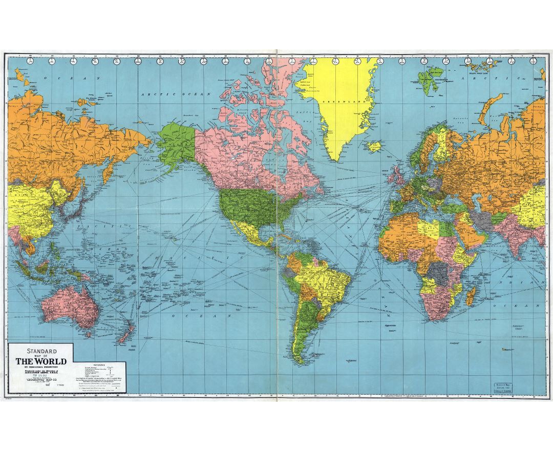 Старые карты Мира
